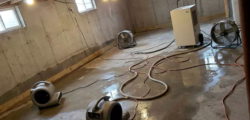 Large-Scale Water Damage Cleanup in Murrayville